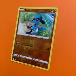 Riolu Reverse Holo 071/159 Crown Zenith Pokemon Card LP TCG 71/159 - Image 3
