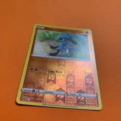 Riolu Reverse Holo 071/159 Crown Zenith Pokemon Card LP TCG 71/159 - Image 4