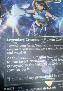 Yuna, Hope of Spira (Borderless Chocobo Track Foil) Final Fantasy MTG Magic - Image 2
