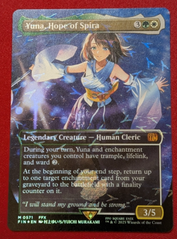 LCI Chocobo Track Foil Borderless YUNA HOPE OF SPIRA 1x Magic Final Fantasy MTG - Image 1
