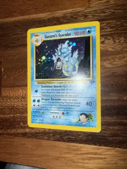 Pokemon TCG Giovanni's Gyarados 5/132 Gym Challenge - Image 1