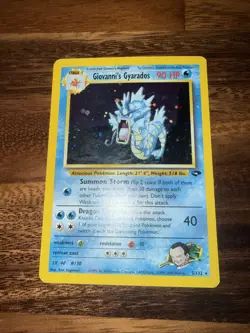 Pokemon TCG Giovanni's Gyarados 5/132 Gym Challenge - Image 3