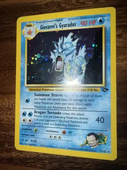 Pokemon TCG Giovanni's Gyarados 5/132 Gym Challenge - Image 5