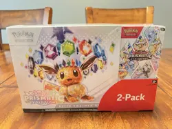 Pokemon Prismatic Evolutions 2-pack ETB & Booster Bundle -- Ships ASAP!! - Image 1
