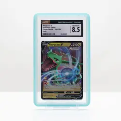 Pokemon Rayquaza V Holo #100/159 Crown Zenith 2023 - CGC 8.5 - Image 1