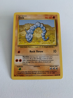 POKEMON ONIX BASE SET 56/102, WOTC. 1999. - Image 1