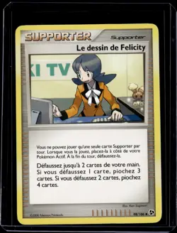 Felicity's Drawing - 98/106 - Uncommon 2008 (FRENCH) (LP) / Pokemon TCG - Image 1
