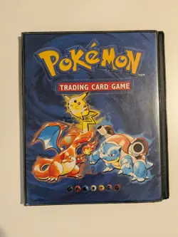 Pokemon Base Set Original Binder Folder 1999 WOTC Great Condition All pages - Image 1