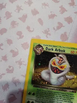 Dark Arbok - 2/82 - Pokemon TCG Team Rocket Unlimited Holo Rare WOTC MP - Image 2