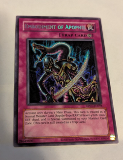 Yu-Gi-Oh! TCG Embodiment of Apophis Retro Pack RP01-EN098 Unlimited Secret Rare - Image 1
