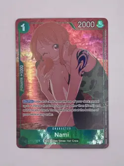 One Piece TCG - Nami Alt Art EB02-017 Foil R English Anime 25th Collection - Image 1
