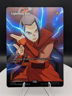 Lightning Bolt FOIL: Avatar ATLA Eternal-Legal MTG (NM) - Image 1