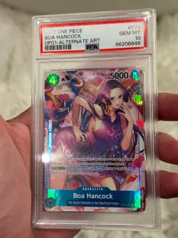 One Piece 2022 Boa Hancock OP01-078 Alt Art Romanace PSA 10 Gem Mint - Image 2