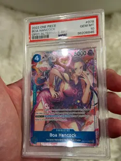 One Piece 2022 Boa Hancock OP01-078 Alt Art Romanace PSA 10 Gem Mint - Image 4