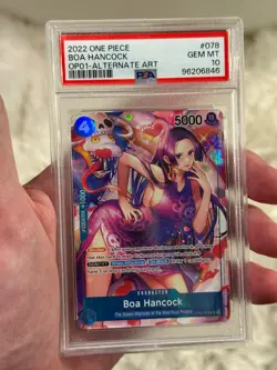 One Piece 2022 Boa Hancock OP01-078 Alt Art Romanace PSA 10 Gem Mint - Image 5