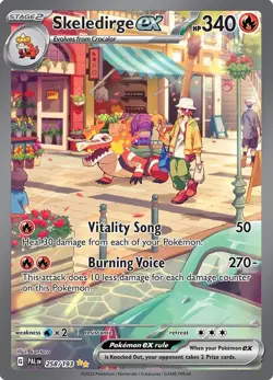 Skeledirge ex - 258/193 - Pokemon Paldea Evolved Special Illustration Rare NM - Image 1