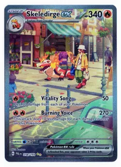 258/193 Skeledirge ex SIR Paldea Evolved NM Pokemon TCG - Image 1