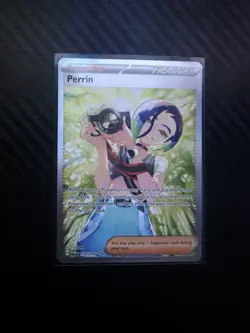 Pokemon TCG Trainer Perrin Special Illustration Card Twilight Masquerade 220/167 - Image 1