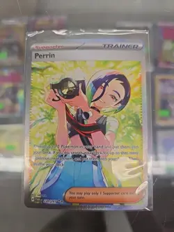 Perrin Special Illustration Rare SIR Twilight Masquerade 220/167 Pokemon TCG - Image 1