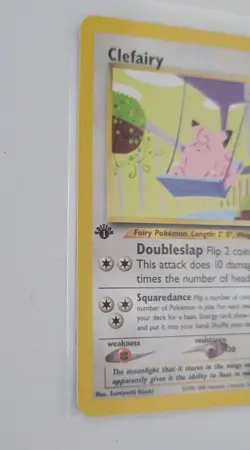 Pokemon TCG 1st Edition Clefairy 30/111 Neo Genesis WOTC Vintage NM - Image 2
