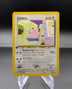 Clefairy 30/111 - Neo Genesis 1st Edition Regular - Vintage Pokemon TCG - LP - Image 1