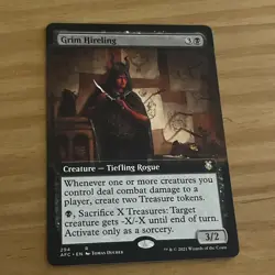 MTG Grim Hireling Commander: Adventures in the Forgotten Realms 294 Regular Rare - Image 2