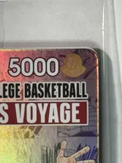 One Piece Monkey D. Luffy US Voyage College Basketball Promo Card Gonzaga SEALED - Image 3