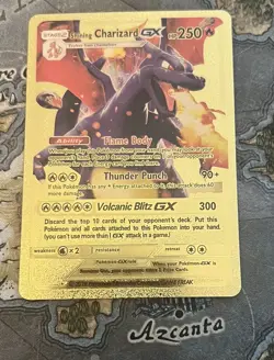 Shining Charizard GX Gold card Fan Art - Image 1