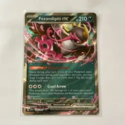 Fezandipiti ex 38/64 Ultra Rare Shrouded Fable NM Pokemon TCG Card - fezandipity - Image 1