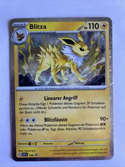Pokemon Karte - Blitza SVP169 - SV Black Star Promo - Cosmo Holo - Near Mint - Image 1