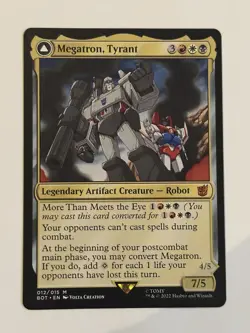 Megatron Tyrant // Megatron Destructive Force - NM - BOT 012 - MTG Transformers - Image 1