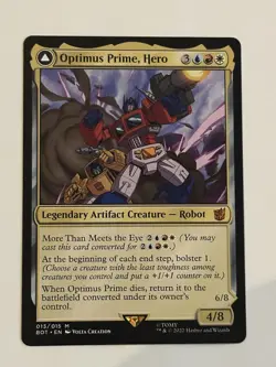 Optimus Prime, Hero MTG Universes Beyond: Transformers BOT #13 - Image 1