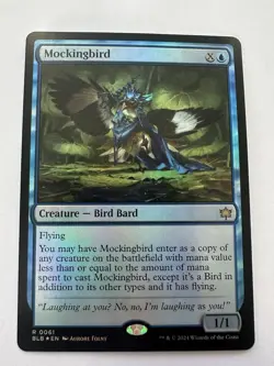 MTG Mockingbird Foil Bloomburrow BLB #61 NM - Image 1