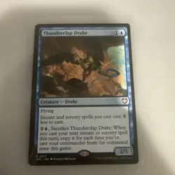 MTG Thunderclap Drake Commander: Outlaws of Thunder Junction NM - Image 1