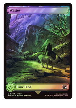 Wastes (0309) - Foil Final Fantasy MTG - Image 1