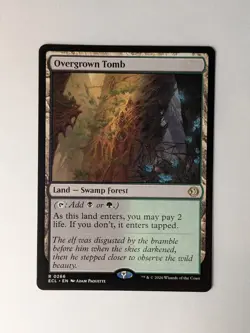 Overgrown Tomb | 266 | Rare | Regular | Lorwyn Eclipsed | MTG - Image 1