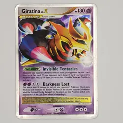 Pokemon GIRATINA Lv.X DP38 (Holo Rare) Diamond Pearl Promo - HP (Scuffs on Back) - Image 1