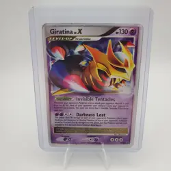 Pokemon GIRATINA Lv.X DP38 (Holo Rare) Diamond Pearl Promo - HP (Scuffs on Back) - Image 3