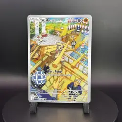 Timburr 183/167 Illustration Rare Pokemon TCG Twilight Masquerade NM - Image 1