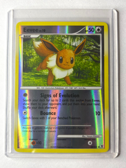 Eevee [Reverse Holo] #59 Pokemon Rising Rivals NM - Image 1