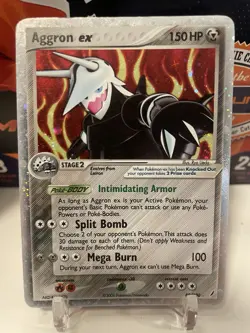 2006 Pokemon EX Crystal Guardians - Aggron Ex Holo 89/100 - MP - - Image 1