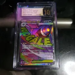 Pokemon Mega Gengar ex #230/193 MA Japanese Mega Dream CGC 10 Pristine 5a - Image 1