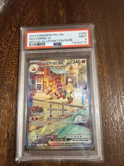 Pokemon TCG Paldea Evolved Skeledirge ex #258/193 PSA 9 MINT - Image 1