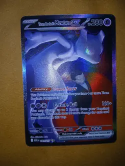 Team Rockets Mewtwo Ex 281/217 Ascended Herous Pokemon NM - Image 2