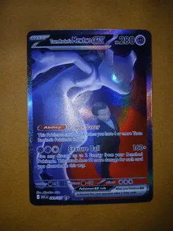 Team Rockets Mewtwo Ex 281/217 Ascended Herous Pokemon NM - Image 4