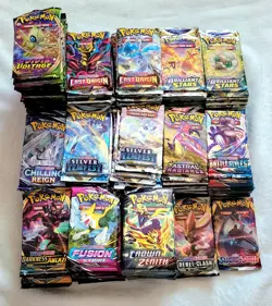Massive Pokemon TCG NM Bulk Collection Lot ALL OPENED PACKS READ DESCRIPTION - Image 2