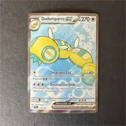 Pokemon Dudunsparce ex Ultra Rare Full Art Holo 178/159 Sv09: Journey Together - Image 1