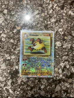 2002 Pokemon TCG Primeape Reverse Holo Legendary Collection - Image 1