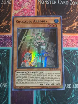 Yu-Gi-Oh! Crusadia Arboria MP19-EN078 1st Edition Super Rare NM - Image 1