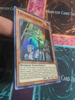 Yu-Gi-Oh! Crusadia Arboria MP19-EN078 1st Edition Super Rare NM - Image 2